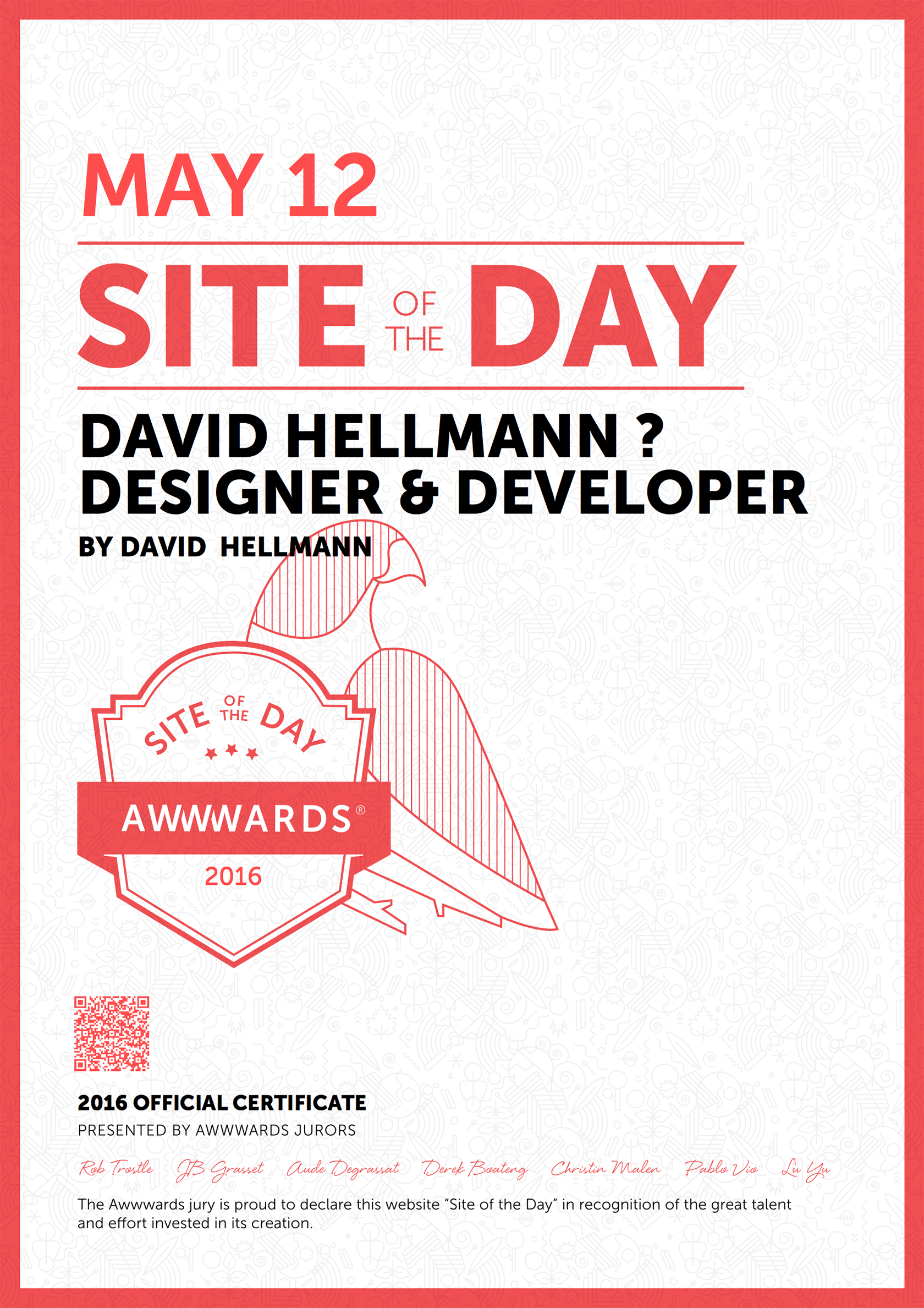 Awwwards Site Of The Day 2016 05 12